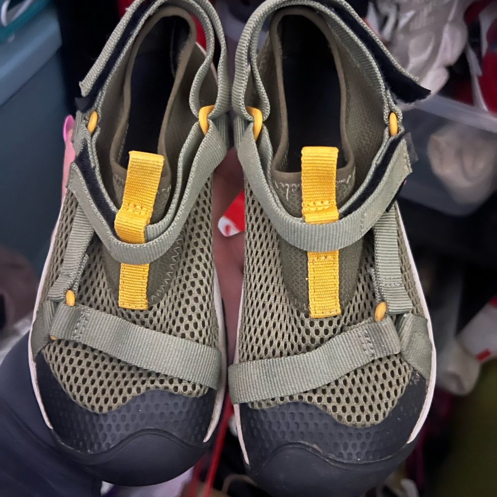 Teva Kids' Green and Yellow Water Shoes